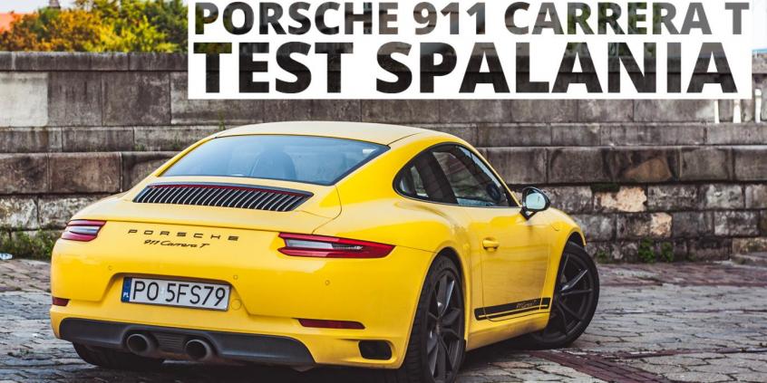 Porsche 911 Carrera T 3.0 370 KM (AT) - pomiar zużycia paliwa