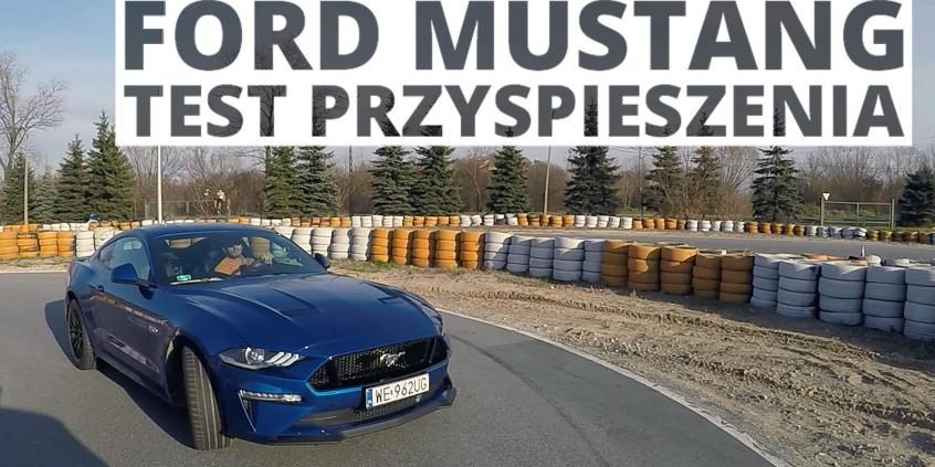 Ford Mustang GT 5.0 V8 450 KM (AT) - przyspieszenie 0-100 km/h