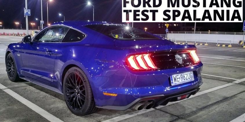 Ford Mustang GT 5.0 V8 450 KM (AT) pomiar zużycia paliwa