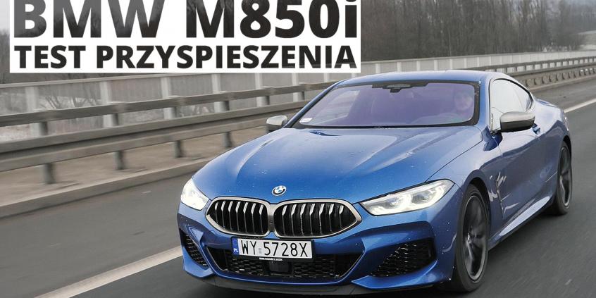 BMW M850i 4.4 530 KM (AT) - przyspieszenie 0-100 km/h