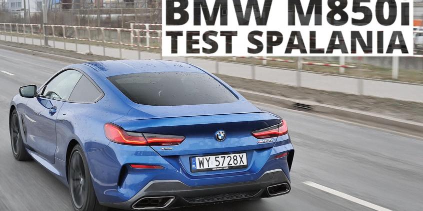 BMW M850i 4.4 530 KM (AT) - pomiar zużycia paliwa