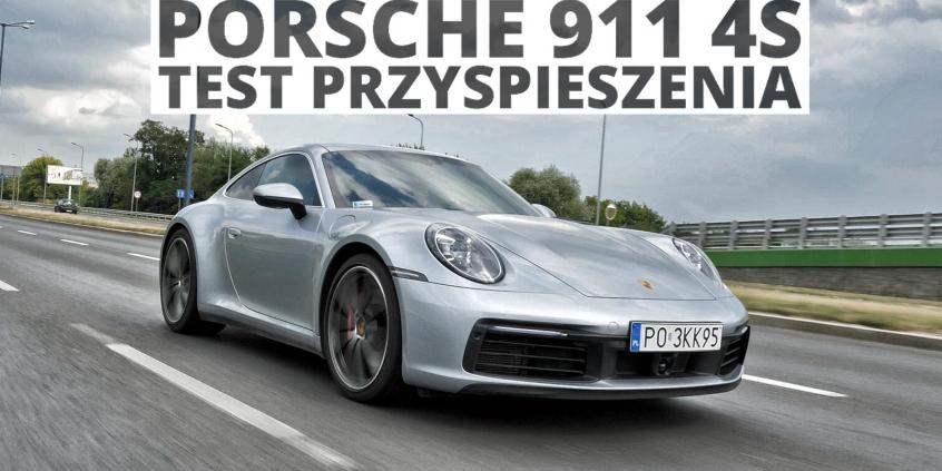 Porsche 911 Carrera 4S 3.0 450 KM (AT) - przyspieszenie 0-100 km/h