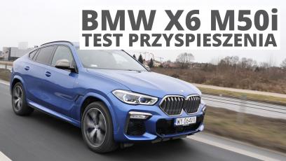 BMW X6 M50i 4.4 V8 530 KM (AT) - przyspieszenie 0-100 km/h