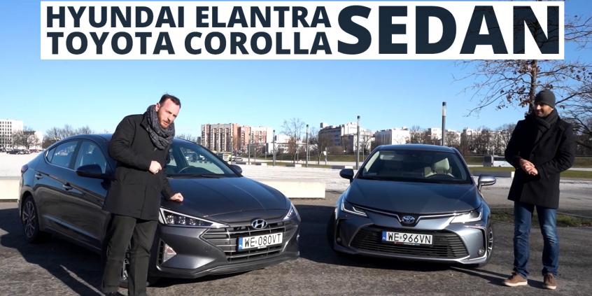 Hyundai Elantra vs Toyota Corolla - bunt sedanów