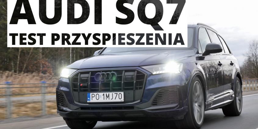 Audi SQ7 4.0 TDI V8 435 KM (AT) - przyspieszenie 0-100 km/h