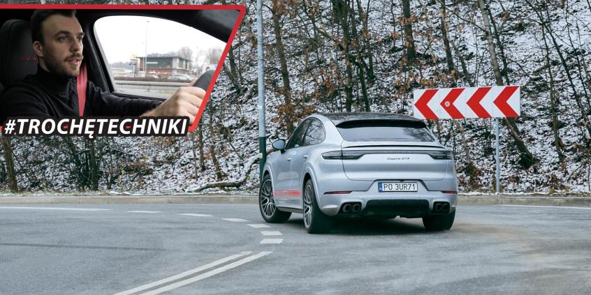 Wyjaśniamy jak skręca 2,2tonowe Porsche Cayenne • Filmy