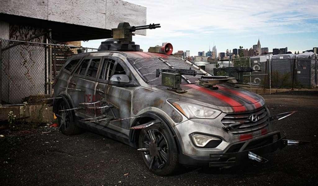 Hyundai Santa Fe Sport Zombie Survival Machine