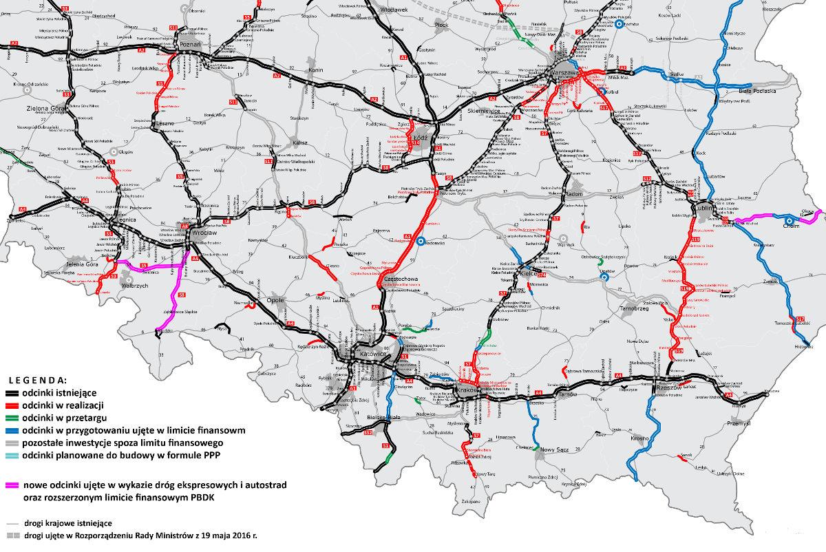 Będzie więcej pieniędzy na drogi. W planach nowe ekspresówki i