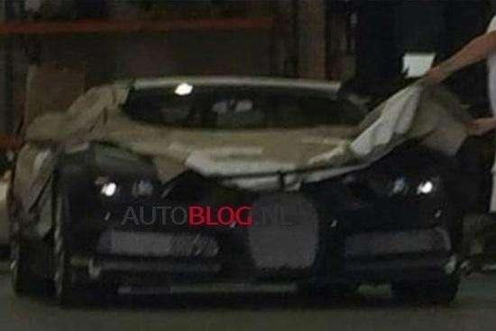 Bugatti Chiron - następca Veyrona przyłapany