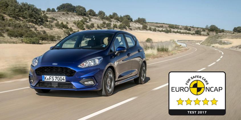 Nowy Ford Fiesta zdobywa 5 gwiazdek w testach EURO NCAP