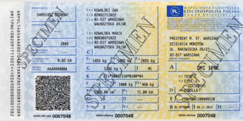 Koniec papierowych dowodów rejestracyjnych. Nowe przepisy już przesądzone