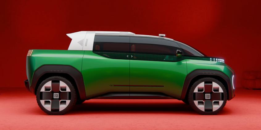 Fiat Multiplay zmienia się w pick-upa. Ma 4,45 m i nawiązuje do Multipli