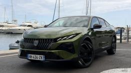 Peugeot 408 FL pierwsza jazda - przód - reflektory w³±czone