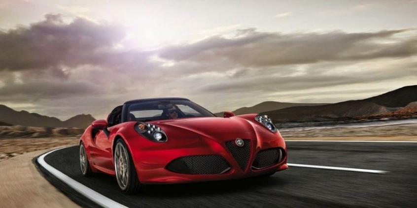 Alfa Romeo 4C Spider (2015) - wersja europejska