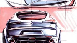 Mitsubishi Concept Sportback - szkic auta