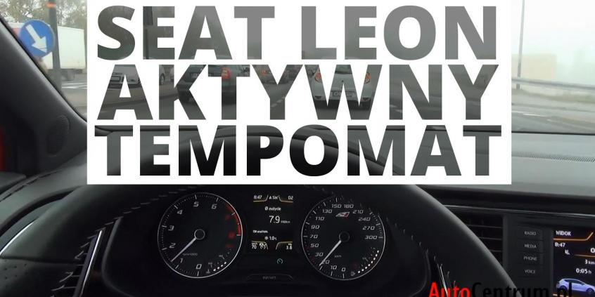 Seat Leon Cupra 280 - działanie aktywnego tempomatu 