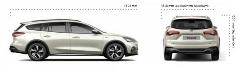 Szkic techniczny Ford Focus IV Active Kombi