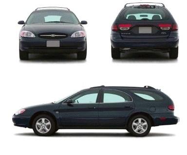 Szkic techniczny Ford Taurus IV Kombi