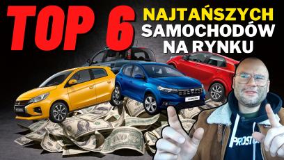 Top 6 najtańszych aut – 50 tys. zł i wyjeżdżasz z salonu