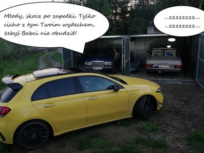 #Mercedes #KlasaA #AMG #W123 #W115 #W177 #generationgap