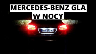 Mercedes-Benz GLA - ujęcia nocne