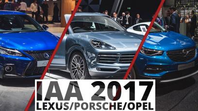 Frankfurt 2017 - Lexus, Porsche, Opel