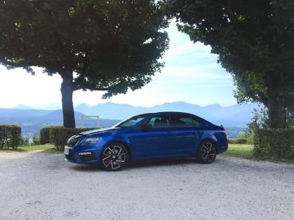 #octavia #rs #skoda #austria #refuel #petrolstation #gas #mountains #gory