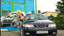 Saab 9-5 I Kombi - galeria społeczności - przód - reflektory włączone