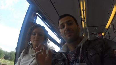 Test wyciszenia autobusu w Barcelonie 