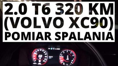 Volvo XC90 2.0 T6 320 KM (AT) - pomiar spalania