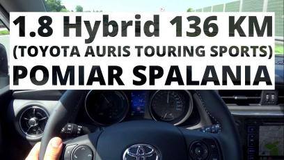 Toyota Auris Touring Sports 1.8 Hybrid 136 KM (AT) - pomiar spalania