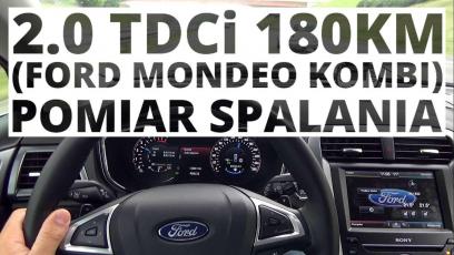Ford Mondeo Kombi 2.0 TDCi 180 KM (AT) - pomiar spalania