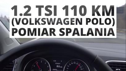 Volkswagen Polo 5d 1.2 TSI 110 KM (MT) - pomiar spalania 