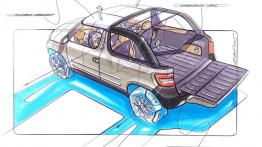 Skoda Yeti Lifestyle - szkic auta
