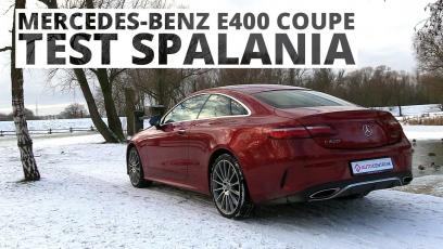Mercedes-Benz E400 Coupe 3.0 V6 333 KM (AT) - pomiar zużycia paliwa