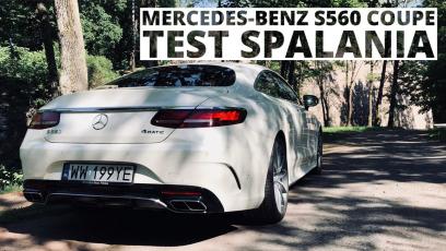 Mercedes-Benz S560 Coupe 4.0 V8 469 KM (AT) - pomiar zużycia paliwa