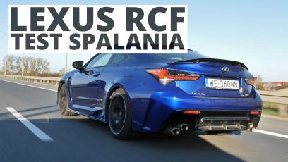 Lexus RCF 5.0 V8 464 KM (AT) - pomiar zużycia paliwa
