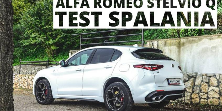 Alfa Romeo Stelvio Quadrifoglio 2.9 V6 Biturbo 510 KM (AT) - pomiar zużycia paliwa