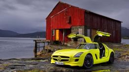 Mercedes SLS AMG E-Cell - lewy bok