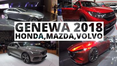 Genewa 2018 - Honda, Mazda, Volvo