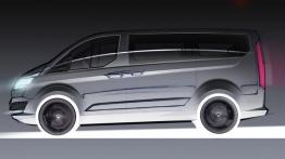 Ford Transit Custom - szkic auta