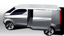 Ford Transit Custom - szkic auta