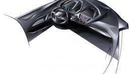 Ford Transit Custom - szkic wnętrza