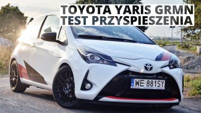 Toyota Yaris GRMN 1.8 Dual VVT-i 212 KM (MT) - przyspieszenie 0-100 km/h