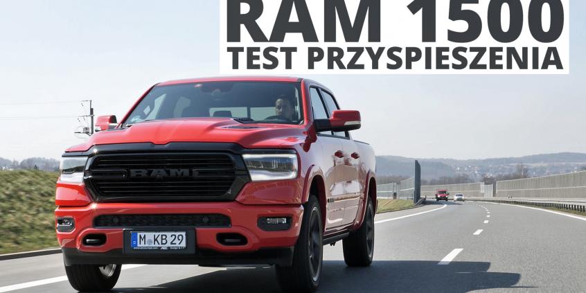 RAM 1500 5.7 HEMI V8 401 KM (AT) - przyspieszenie 0-100 km/h