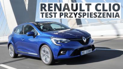 Renault Clio 1.0 TCe 100 KM (MT) - przyspieszenie 0-100 km/h
