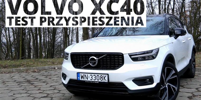 Volvo XC40 2.0 D4 190 KM (AT) - przyspieszenie 0-100 km/h