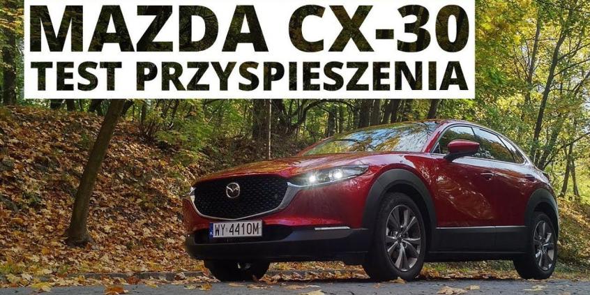 Mazda CX-30 2.0 Skyactiv-G 122 KM (AT) - przyspieszenie 0-100 km/h