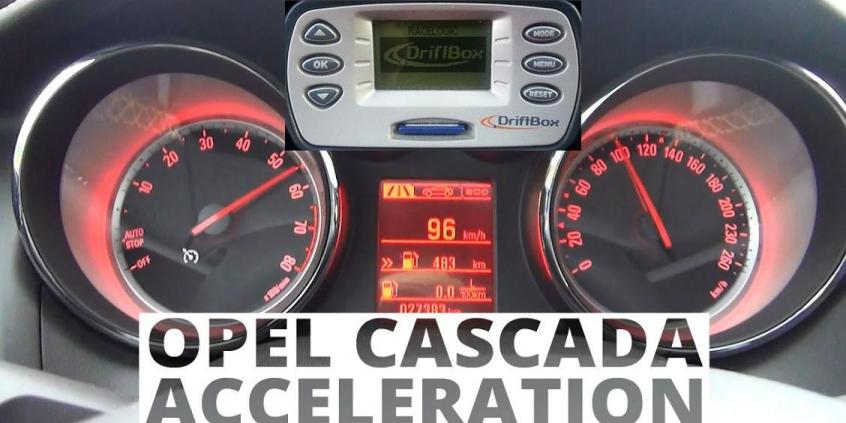 Opel Cascada 1.6 SIDI Turbo Ecotec 170 KM - acceleration 0-100 km/h