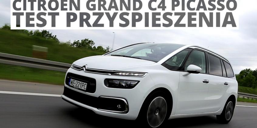 Citroen Grand C4 Picasso 1.6 THP 165 KM (AT) - przyspieszenie 0-100 km/h